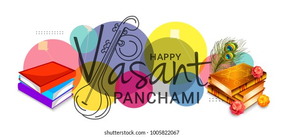 Happy Vasant Panchami Background.