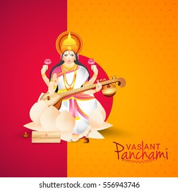 Happy Vasant Panchami Background.