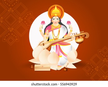 Happy Vasant Panchami Background.