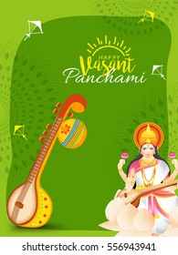 Happy Vasant Panchami Background.