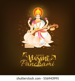 Happy Vasant Panchami Background.