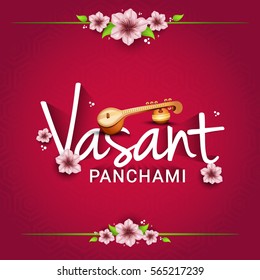 Happy Vasant Panchami Background.