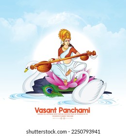 Happy Vasant Panchami, Goddess of Wisdom Saraswati 