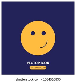 Happy Vector Icon Illustration