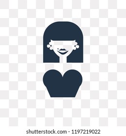 Happy vector icon isolated on transparent background, Happy transparency concept can be used web and mobile