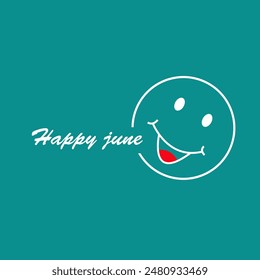 happy vector template design illustration