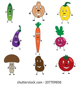 Happy Vegetables Set