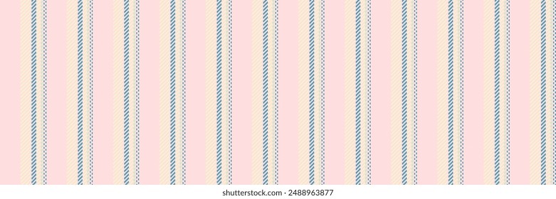 Happy vertical vector seamless, form fabric background texture. Heritage pattern stripe textile lines in light and cyan colors palette.