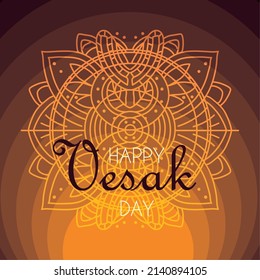 happy vesak day banner design