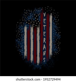 Happy Veteran's Day, 4th july t shirt design. Veteran Design Background Illustration.