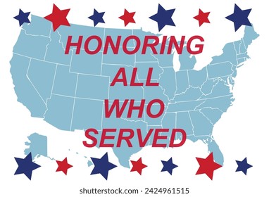 Happy Veterans Day. American flag. November 11 Poster, Banner, Greeting Card, Flyer Template