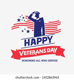 Happy Veterans Day, American traditional patriotic celebration. Thank you Veterans