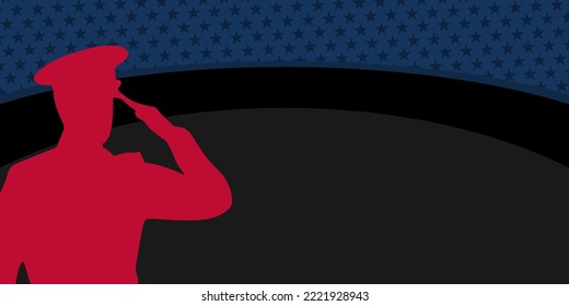 Happy Veterans day background with copy space area. Suitable for use Happy veterans day Event