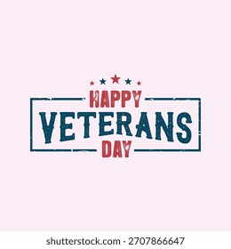 Vetor de design feliz Dia dos Veteranos