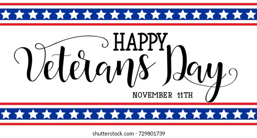 Happy Veterans Day. November 11th, United state of America, U.S.A veterans day design.