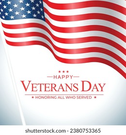 happy veterans day poster,veterans  background, veterans  thank you, veterans day holiday banner, veterans day sale, usa flag background vector poster design for social media