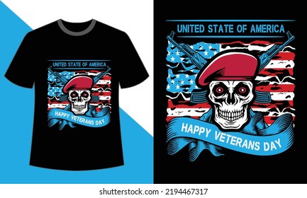 Happy Veterans Day T shirt Design