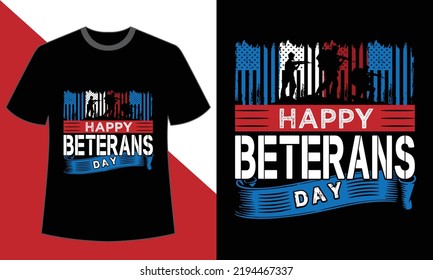 Happy Veterans Day T shirt Design