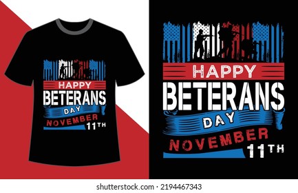 Happy Veterans Day T shirt Design