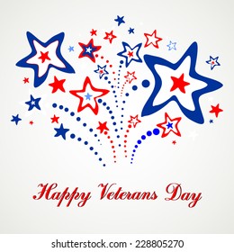 Happy Veterans Day. vector Illustration 
