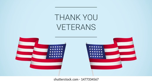Happy veterans day vector template. Design for banner; greeting cards or print.