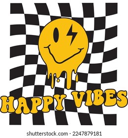 happy vibes smiley design new creative idea new latest design 2023