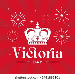 Happy Victoria Day celebration. vector background illustration. Vector eps 10