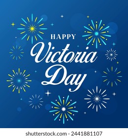 Happy Victoria Day celebration. vector background illustration. Vector eps 10