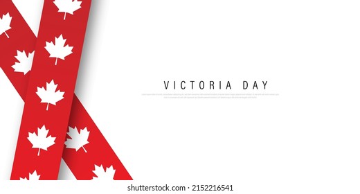 Happy Victoria day, vector illustration.
