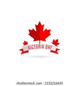 Happy Victoria day, vector illustration.