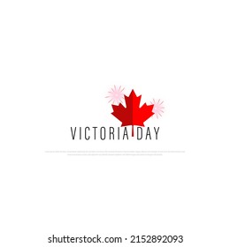 Happy Victoria day, vector illustration.