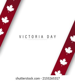 Happy Victoria day, vector illustration.