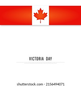 Happy Victoria day, vector illustration.