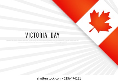 Happy Victoria day, vector illustration.