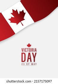 Happy Victoria day, vector illustration.