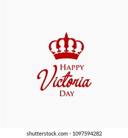 Happy Victoria Day Vector Template Design Illustration