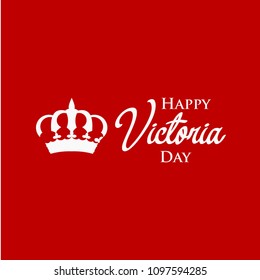 Happy Victoria Day Vector Template Design Illustration