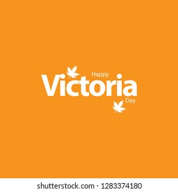 Happy Victoria Day Vector Template