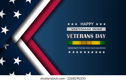 Happy Vietnam War Veterans Day background design