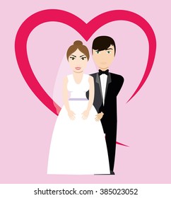 Happy wedding design
