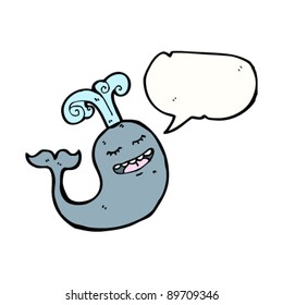 happy whale cartoon