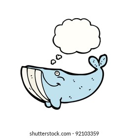 happy whale cartoon