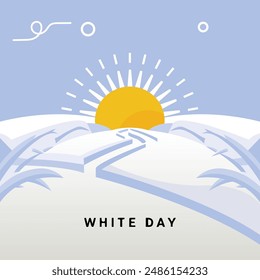 Happy White Day Vector illustration design