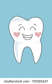 happy white tooth laughing