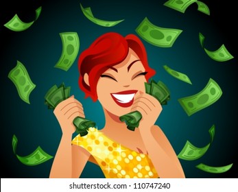 Happy winner