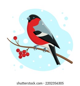 Frohe Winterferien. Vektorelement für Weihnachtskarten, Banner, Drucke, Kleidung, Verpackungen, Aufkleber