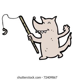 pesca del lobo feliz