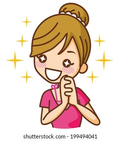 Happy woman