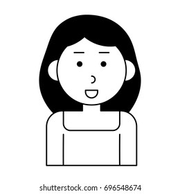 happy woman cartoon  icon image 