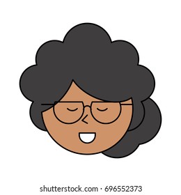happy woman cartoon  icon image 